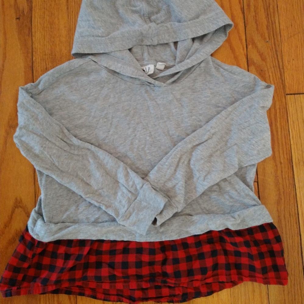 Gap, Long sleeved hooded Shirt, Size XS